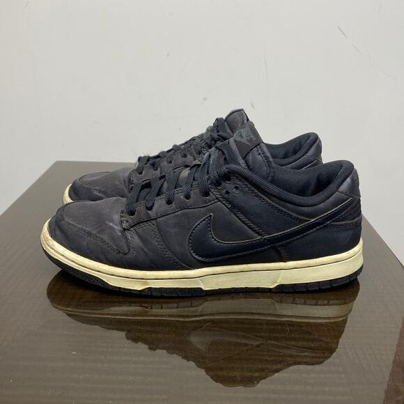 Nike Dunk Low Black Canvas Sneakers Shoes Men\'s 8 Streetwear main image 4